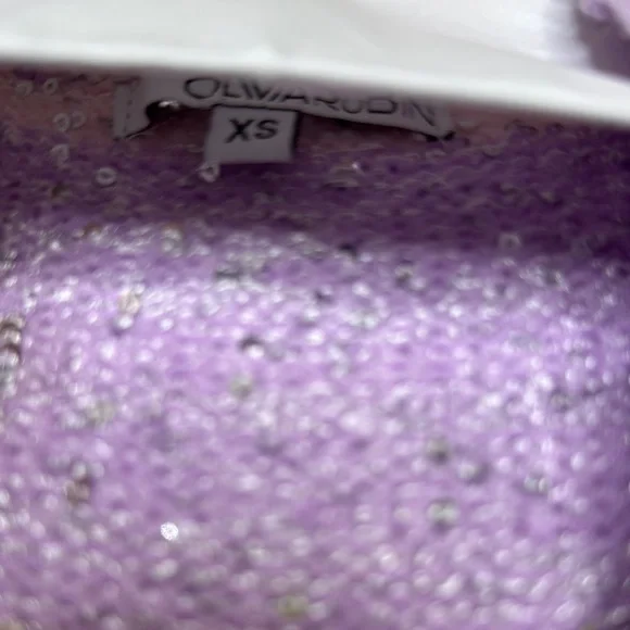 OLIVIA RUBIN Purple and Pink Cardigan Sweater XS - Picture 5 of 7